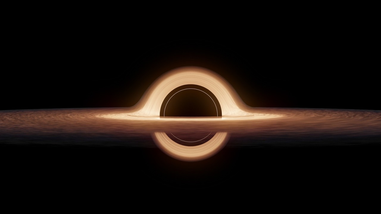 Simulation of a black hole 