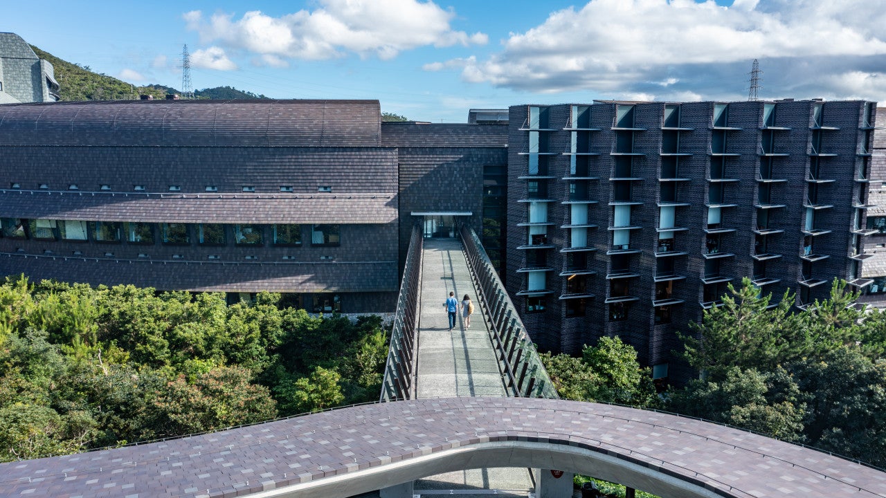 Campus Bridge Aerial Photo