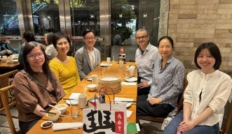 Picture of dinner meeting