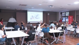 キッズレクチャーinかでなの様子