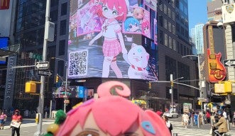 Dr San To Chan animated the VTuber Sakura Miko for the NYahello2023 project