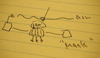 Prof. Saze's Hand-Drawn Diagram