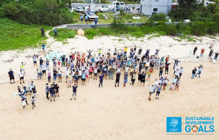 beach clean drone