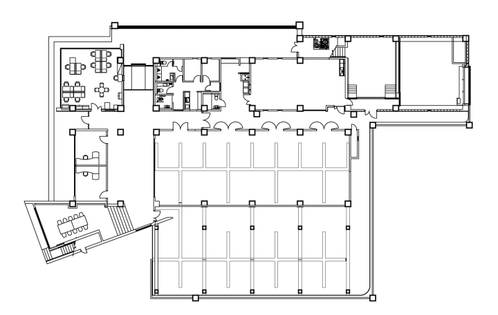 Marine science station floor plan