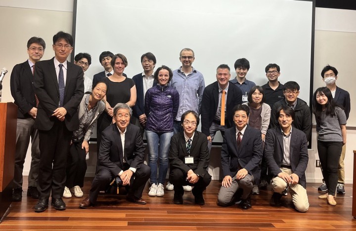 Group photo with Colleagues from Osaka University