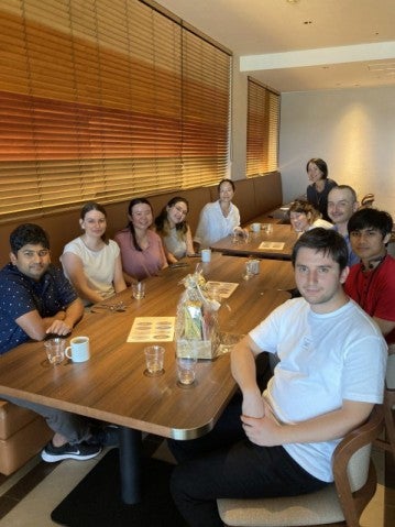 Farewell lunch for Zoran, Research Intern