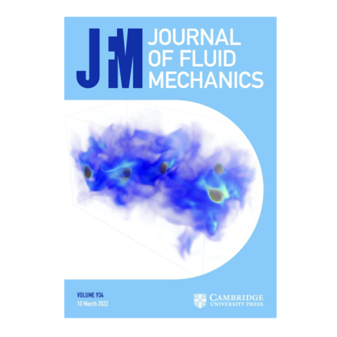 Photo of the cover of the Journal of Fluid Mechanics