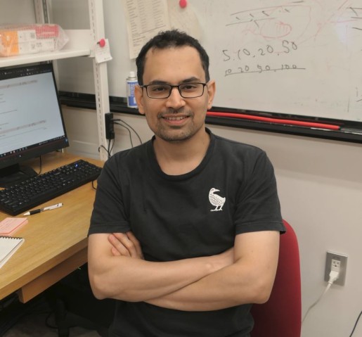 A man sitting in an office