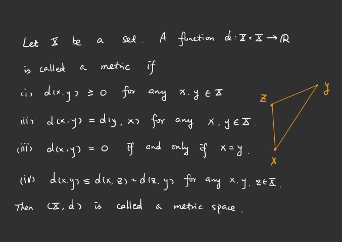 metric space definition