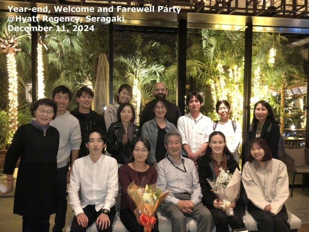 A group photo taken at Year End and Farewell party on December 11, 2024..