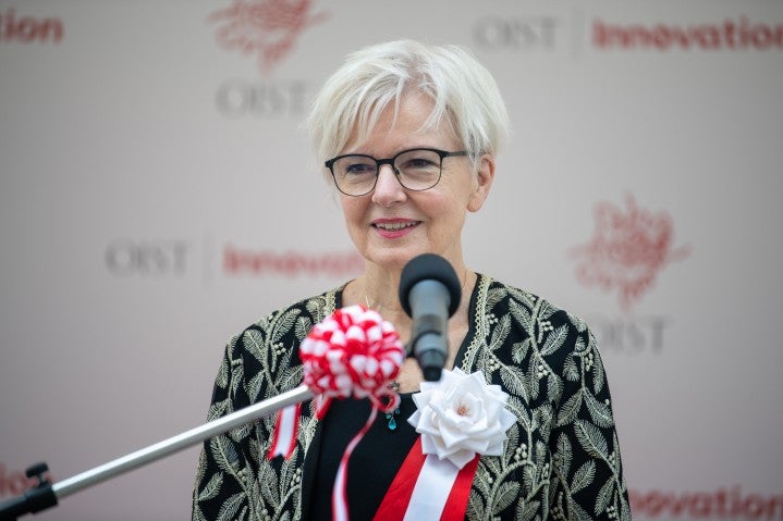 Karin Markides at the ceremony