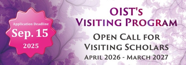 call for tsvp visiting program2025 banner