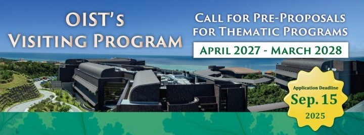 Visiting Program Call for Pre-Proposals for Thematic Programs banner