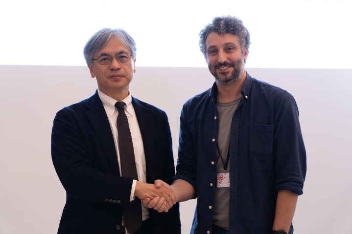 Hiroyuki Suzuki from ATR (left) and Karim Honein, founder of Tlaloc Blue, selected for the upcoming KGAP+ program (right).