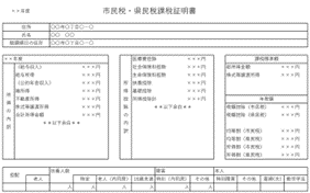 非課税証明書