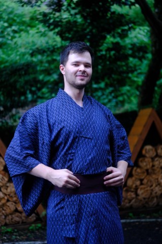 mru Dmitrii Blue Kimono