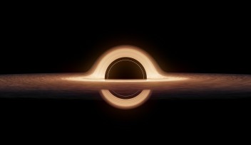 Simulation of a black hole 