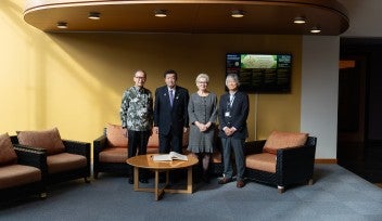 Visit by Minister Yoshitake Ito