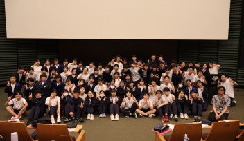 Okinawa Prefectural Kaiho Junior High School Students Visited OIST