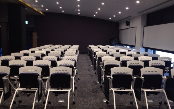 theater layout; 80 Seats