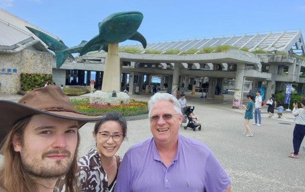 Julian Greetree at the aquarium 