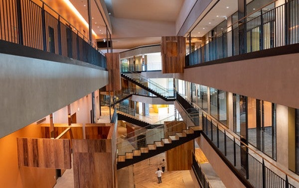 View of Lab 5 atrium space