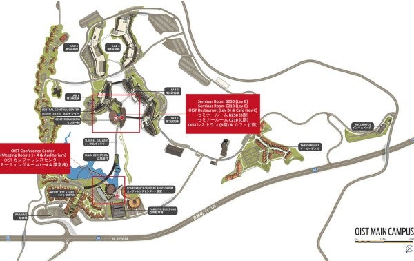 CV-OIST Main Campus Seminar Rooms Map All