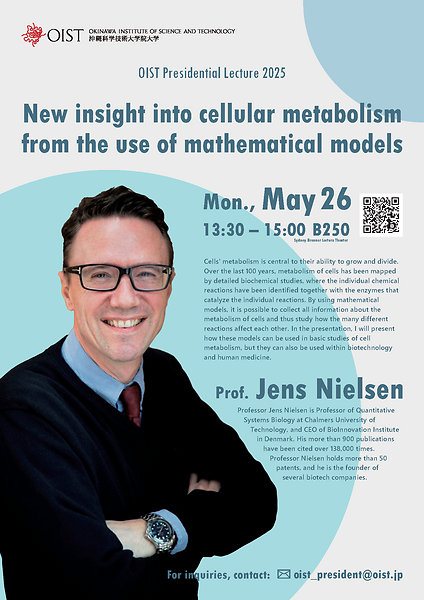 Presidential Lecture by Jens Nielsen