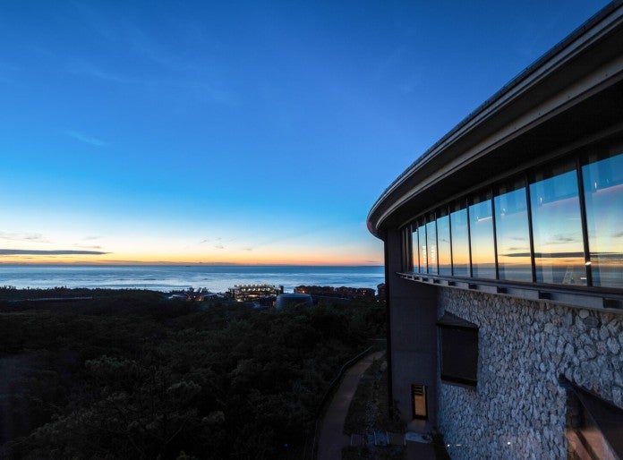 Evening view at OIST